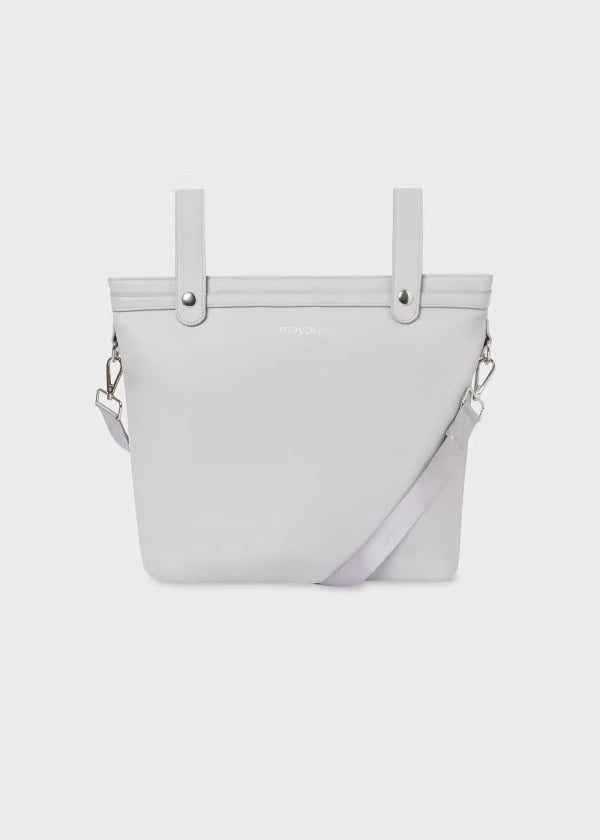 Bolso Panera Bebé Flecos Mayoral Gris
