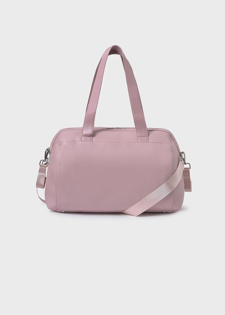 Bolso Pañalera Bebé Relieve Impermeable Rose Pink