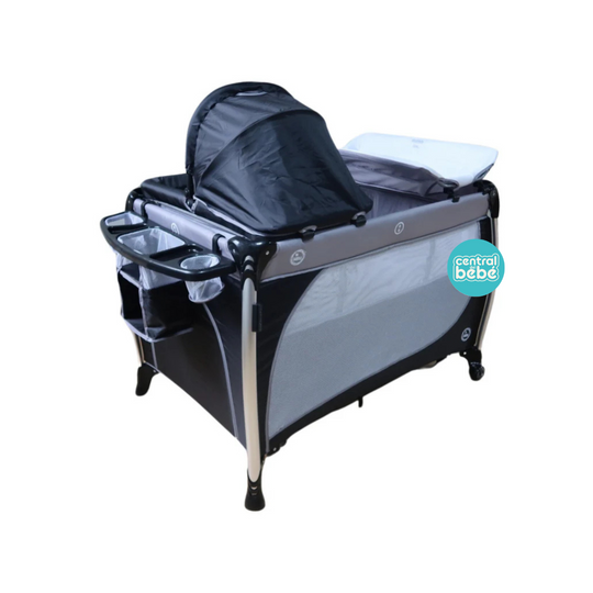Corral Colecho Luna Bemom Gris / Negro