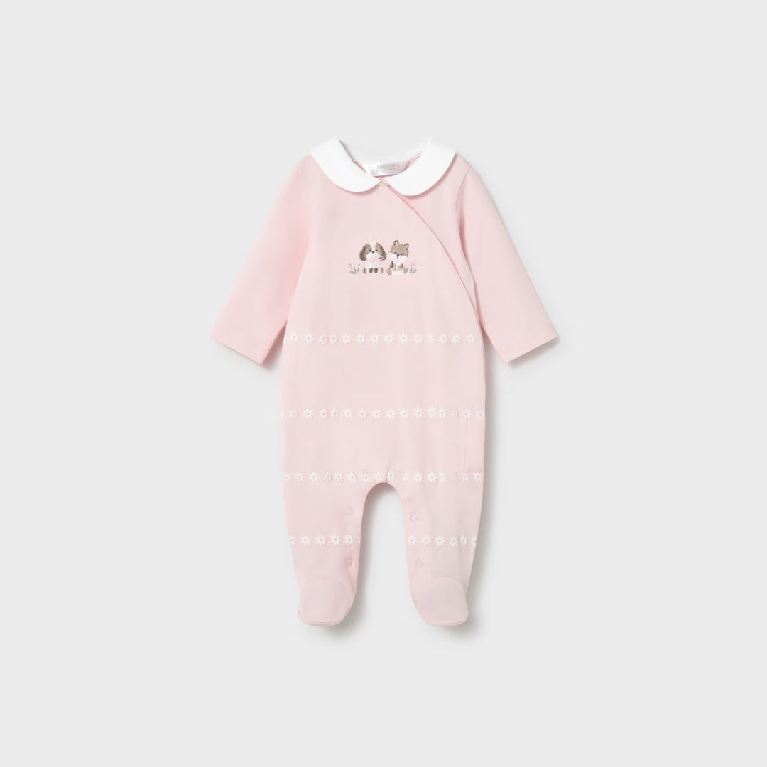 Set 2 Pijama Largo Recien Nacida Rosa Baby Mayoral