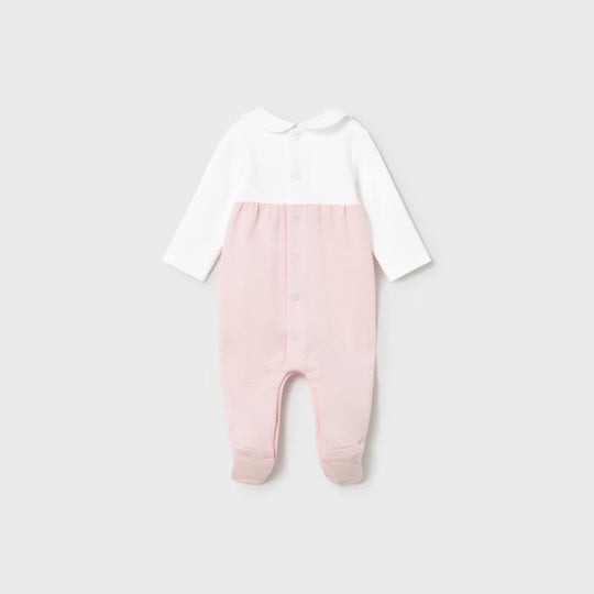 Set 2 Pijama Largo Recien Nacida Rosa Baby Mayoral