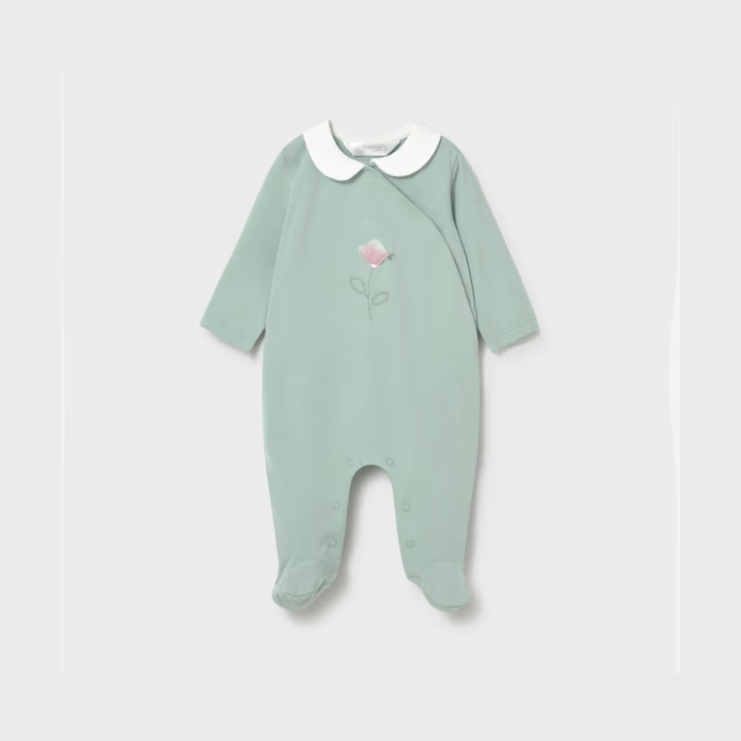 Set 2 Pijama Largo Recien Nacida Aqua Mayoral