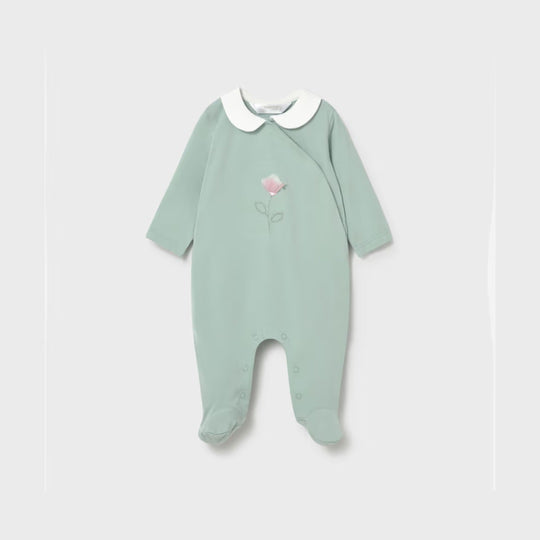 Set 2 Pijama Largo Recien Nacida Aqua Mayoral