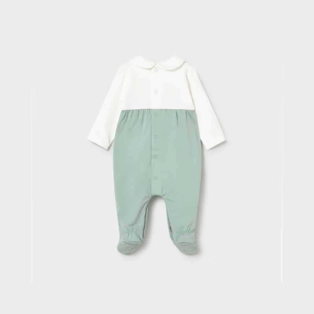 Set 2 Pijama Largo Recien Nacida Aqua Mayoral