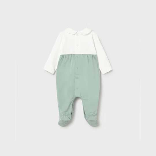 Set 2 Pijama Largo Recien Nacida Aqua Mayoral