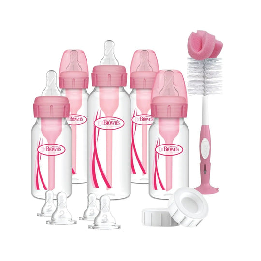 Set de Teteros Anti-Colic Options+ Big Rosa Dr. Brown´s