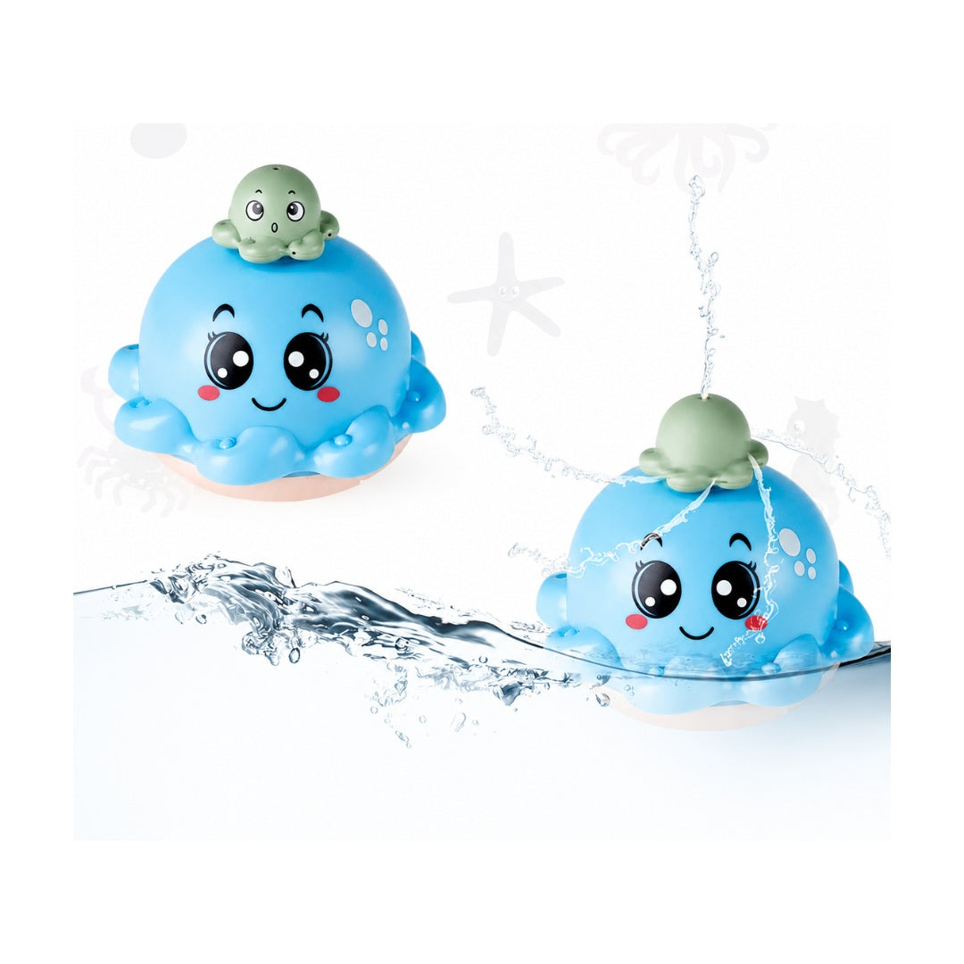 Juguete de Baño Pulpo Rociador de Agua Automático
