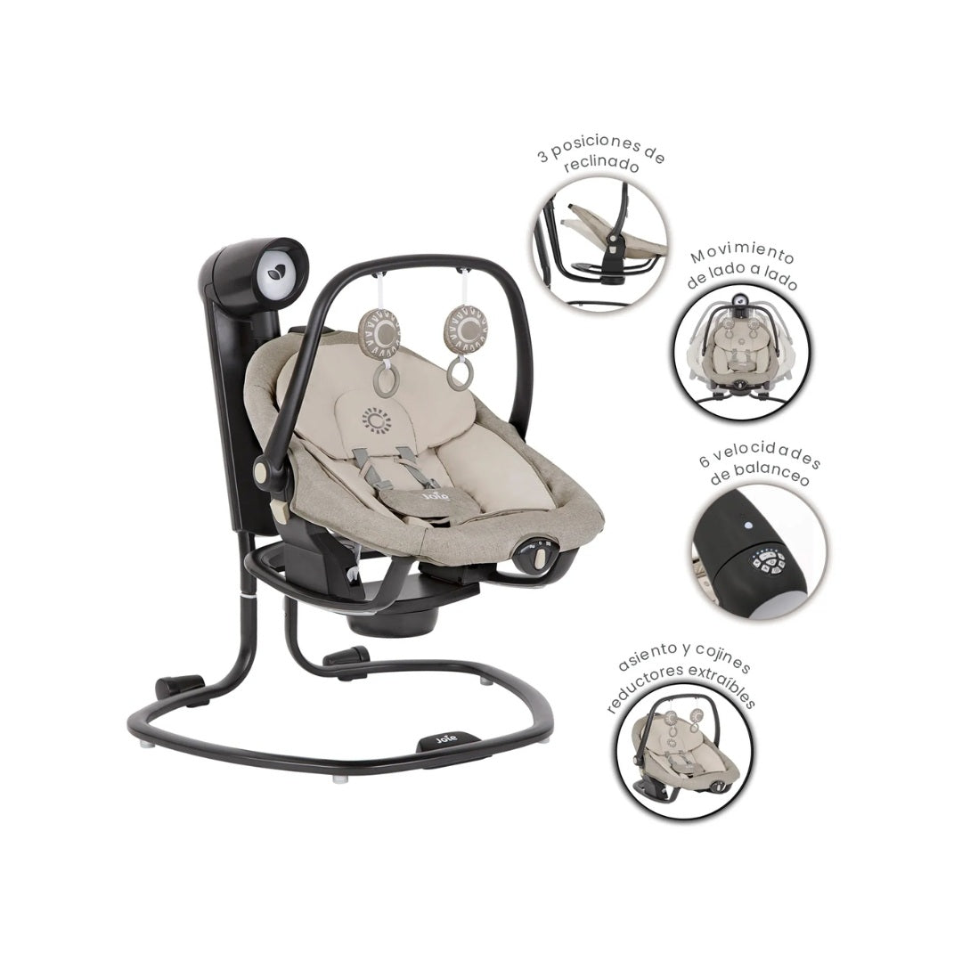Silla Mecedora Serina 2 en 1 Joie Speckled
