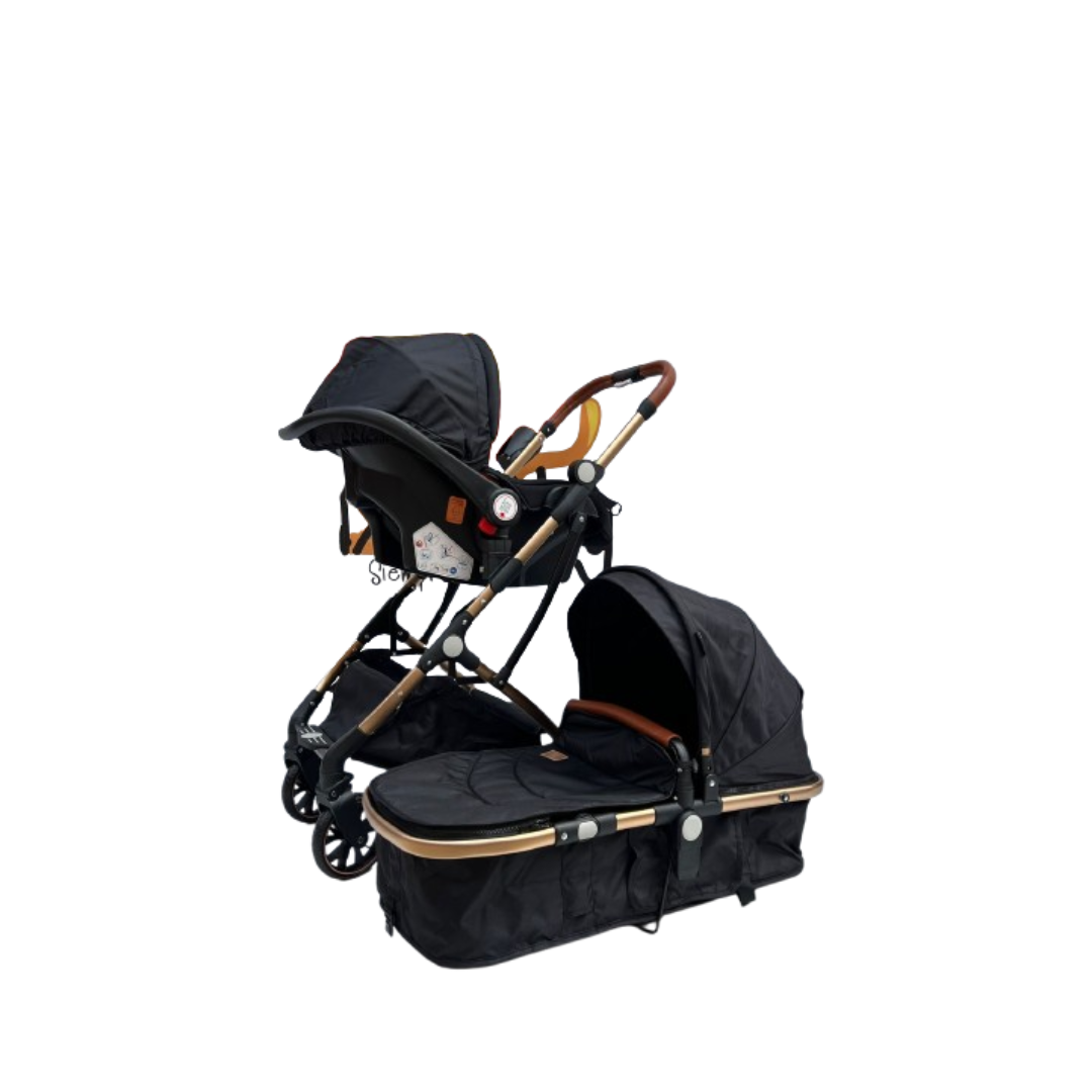 Coche Moises Small 3 en 1 Negro Maxibaby