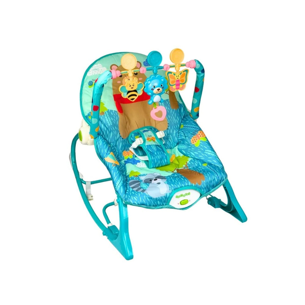 Silla Mecedora Rocker Leon Oso Azul