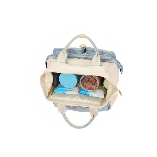 Pañalera Tipo Morral Fashion Azul