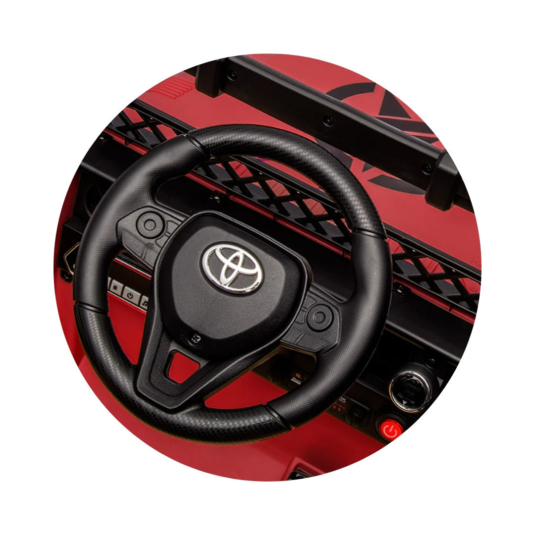 Automóvil Eléctrico Toyota Rojo