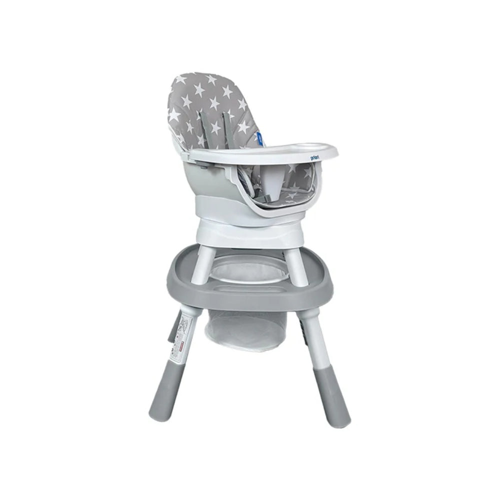Silla Comedor Bebé 12en1 Priori Yae Gris