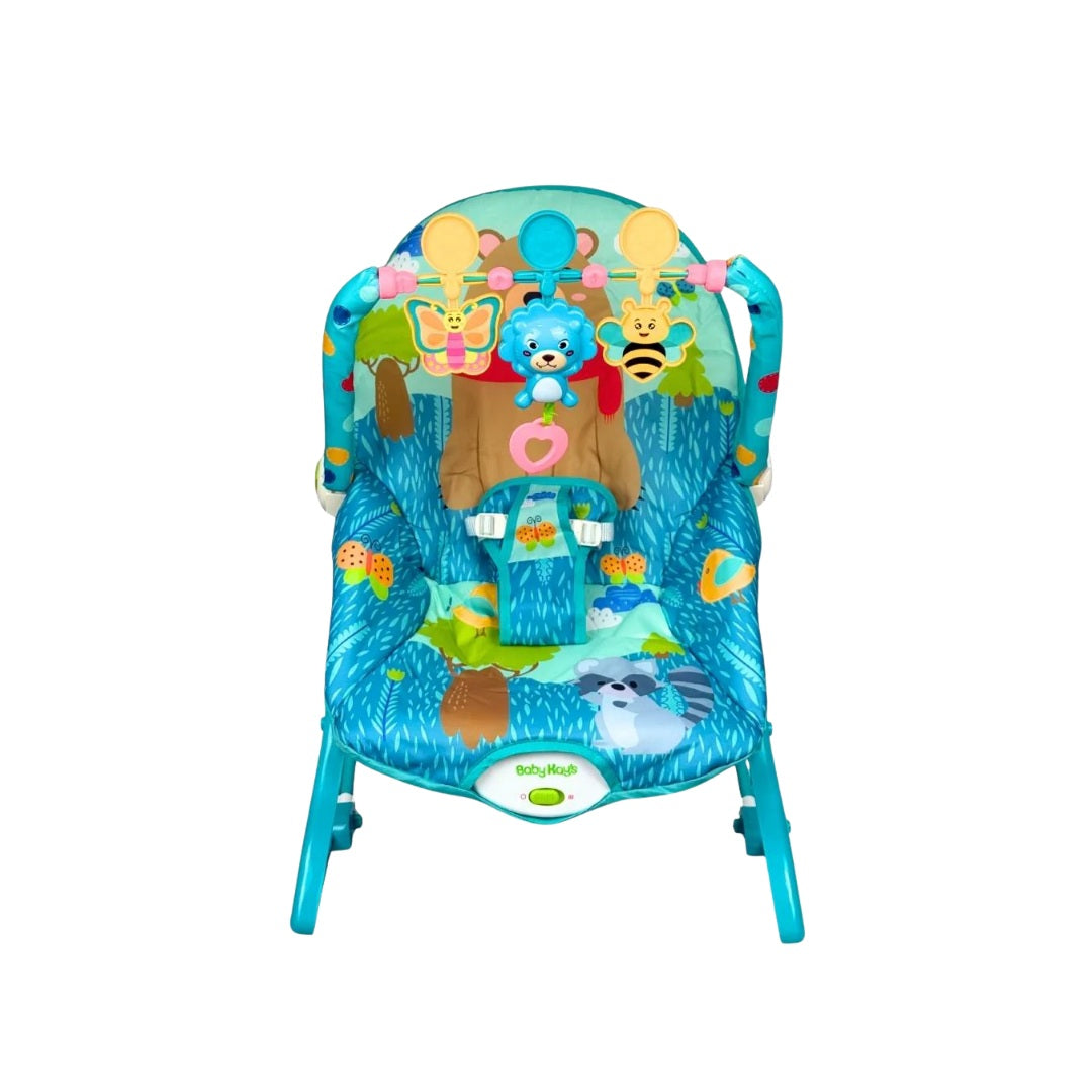 Silla Mecedora Rocker Leon Oso Azul