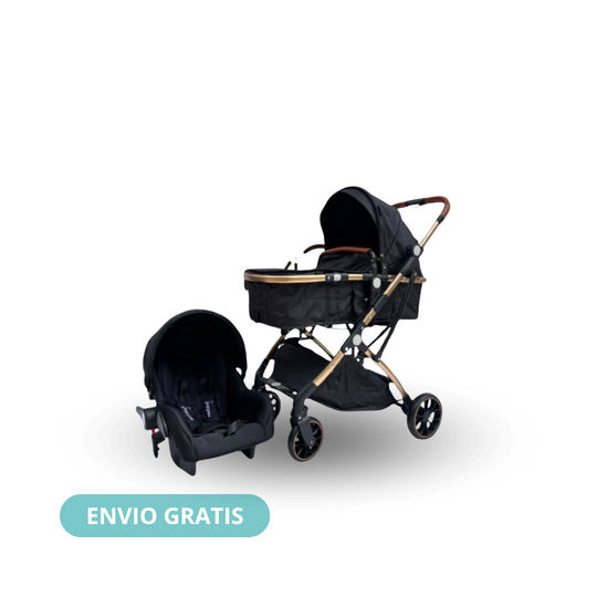 Coche Moises Small 3 en 1 Negro Maxibaby