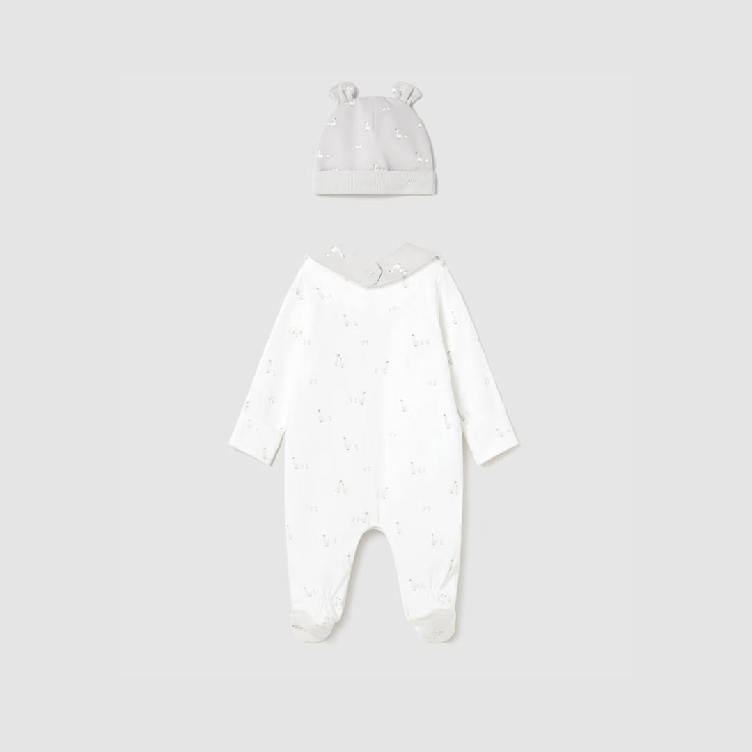 Set Regalo Pijama Largo Recién Nacido Blanco Mayoral