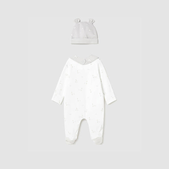 Set Regalo Pijama Largo Recién Nacido Blanco Mayoral