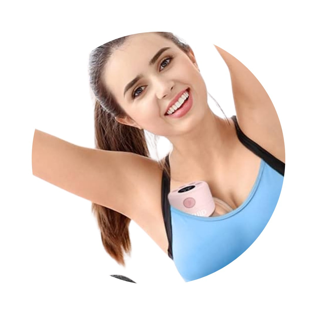 Extractor de Leche Portátil Eléctrico Momeasy Rosa