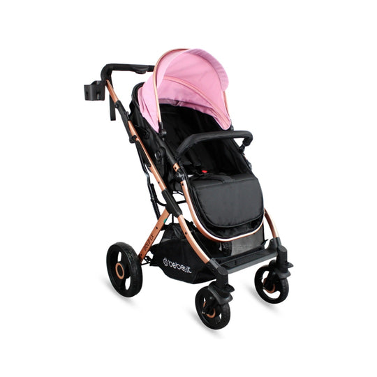 Coche Para Bebé Travel System Gold Lx Rosa Bebesit