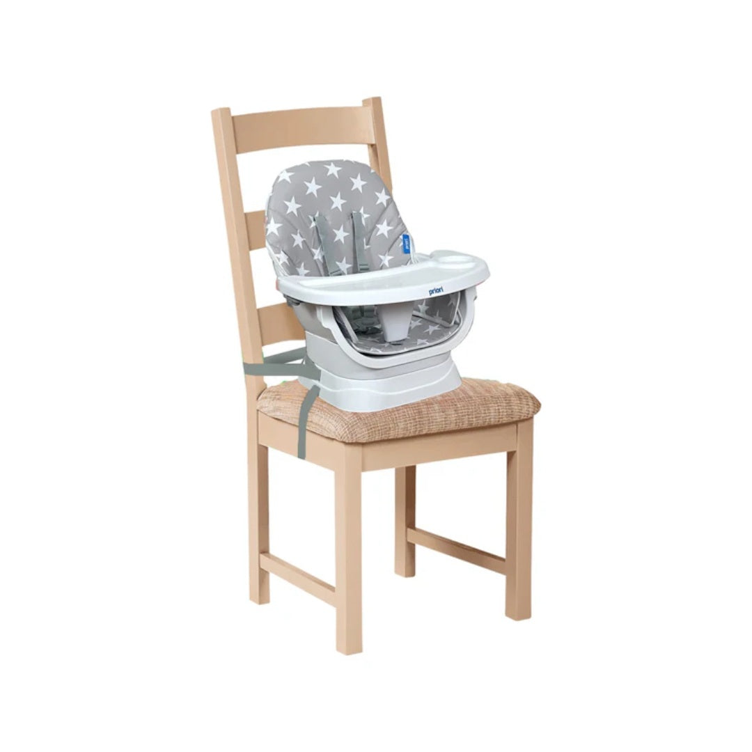 Silla Comedor Bebé 12en1 Priori Yae Gris
