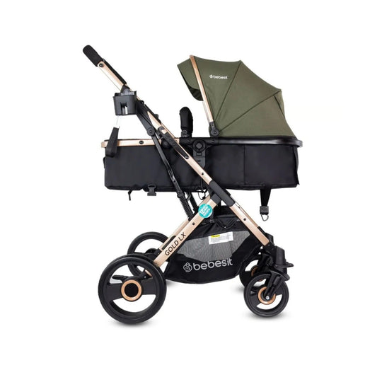 Coche Para Bebé Travel System Gold Lx Verde Bebesit