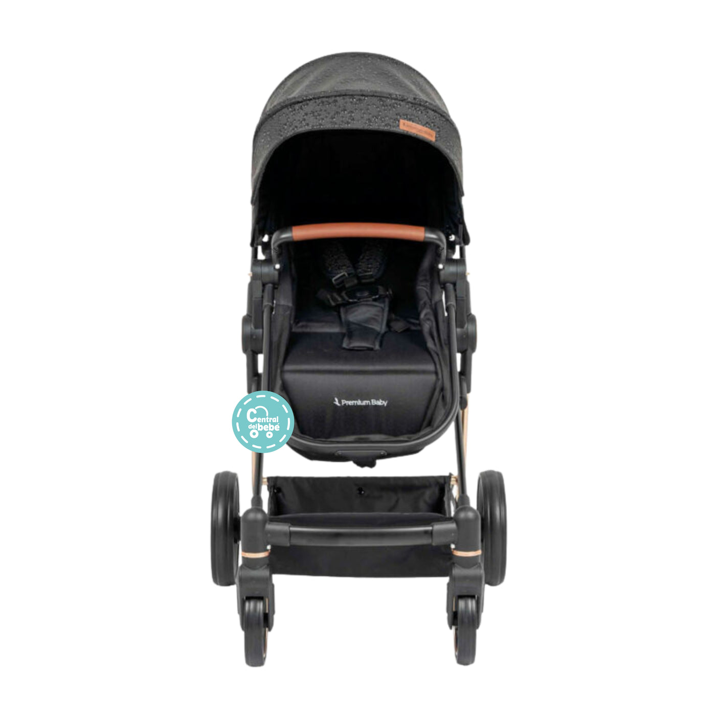 Premium Baby Company - Cochecito Premium Baby Collection Aston 3 en 1 color  Black Bubbles