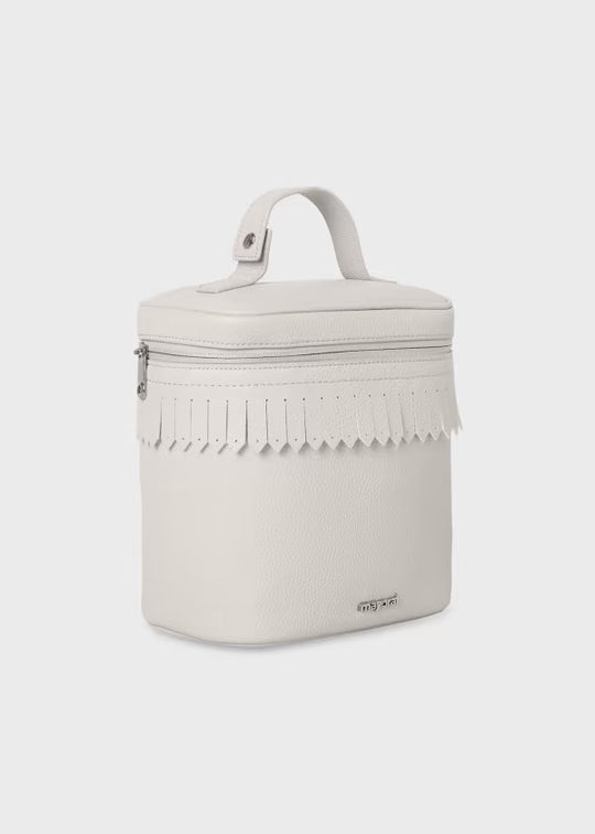 Combo Pañalera Bolso + Neceser Flecos Bebé Mayoral Dove