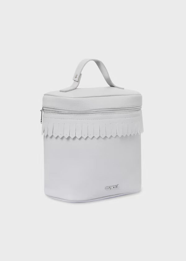 Combo Pañalera Bolso + Neceser Flecos Bebé Mayoral Gris