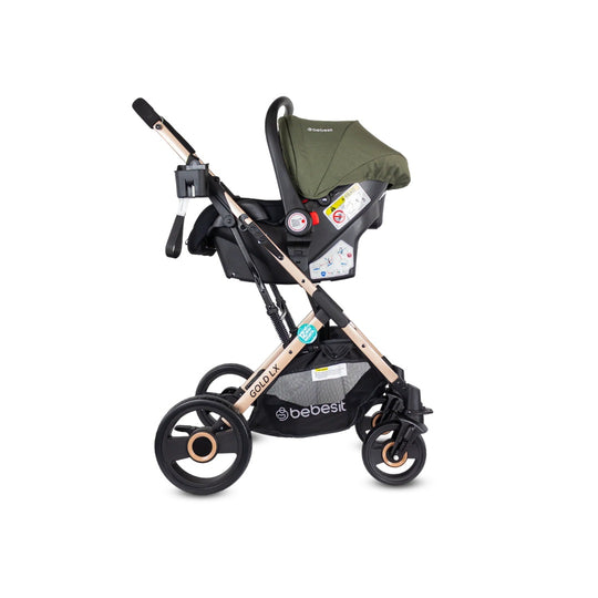 Coche Para Bebé Travel System Gold Lx Verde Bebesit