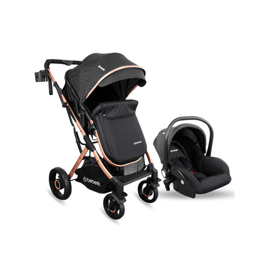 Coche Para Bebé Travel System Gold Lx Negro Bebesit