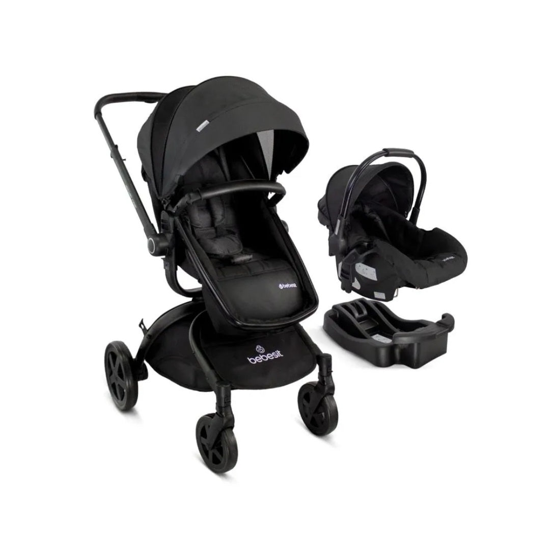 Coche Para Bebé Travel System 360 Premium Bebesit Negro