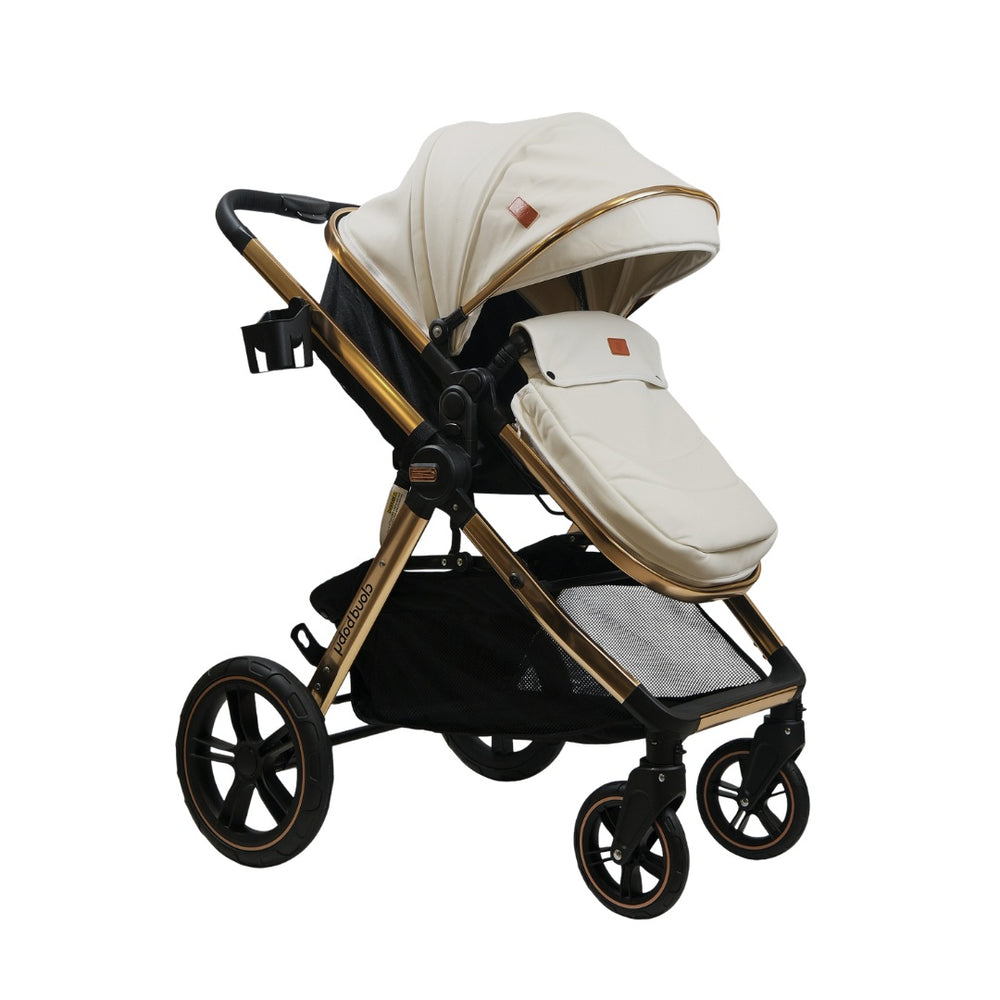 Coche Moises Para Bebé de Lujo Amy Cloudbaby Blanco