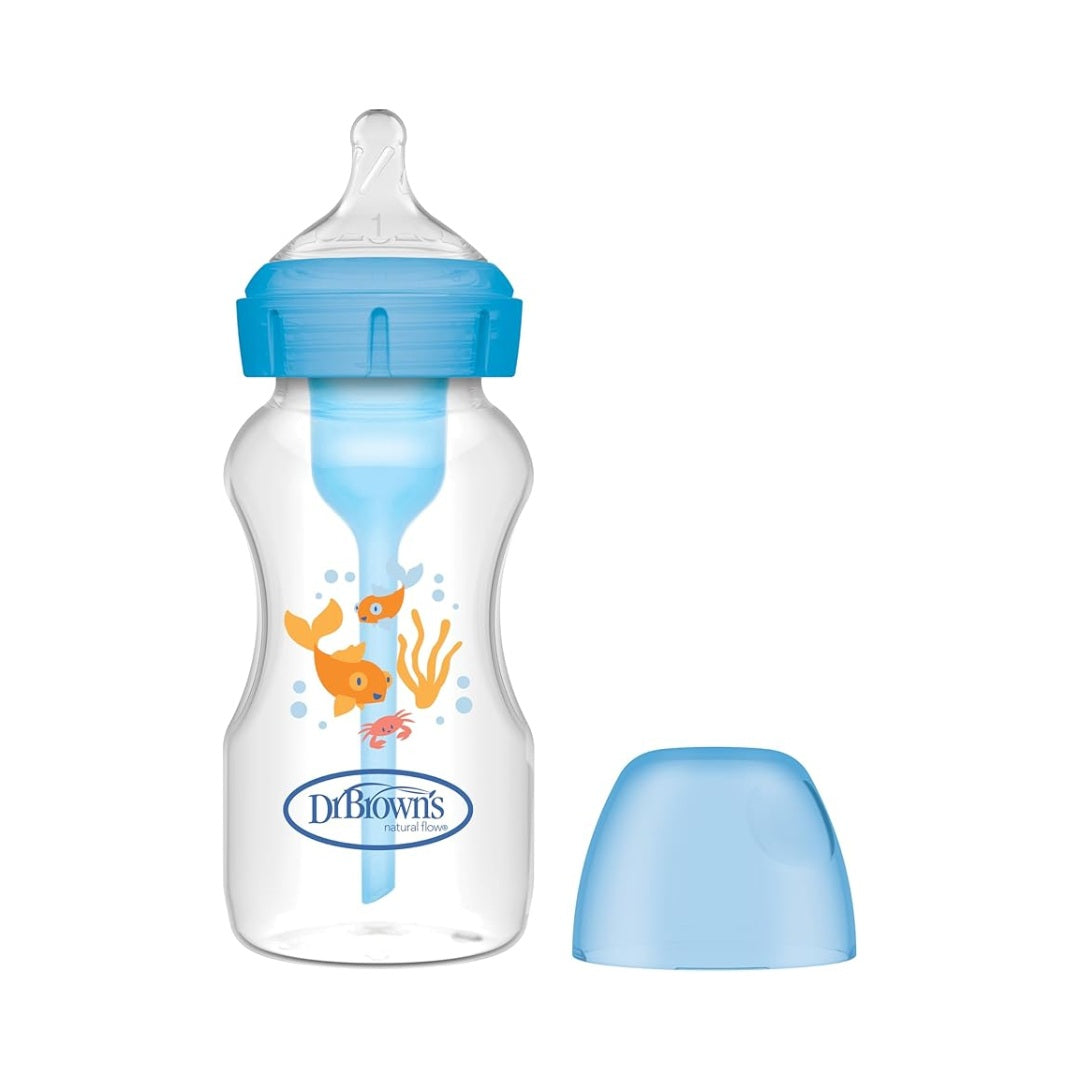 Set de Teteros Anti-Colic Options+ Oceano Azul Dr. Brown´s