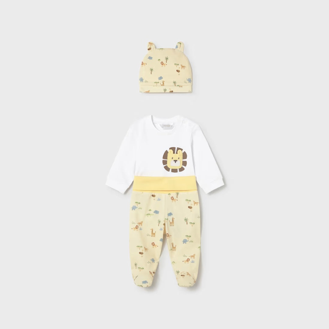 Conjunto 3 Piezas Polaina Recien Nacido Sunny Mayoral