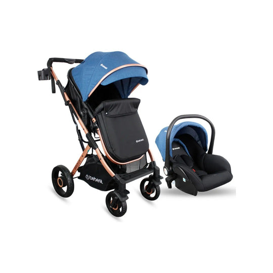 Coche Para Bebé Travel System Gold Lx Azul Bebesit