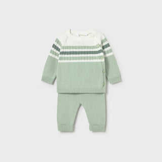 Conjunto Polaina y Jersey Tricot Recién Nacido Alga Mayoral