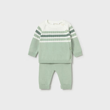Conjunto Polaina y Jersey Tricot Recién Nacido Alga Mayoral
