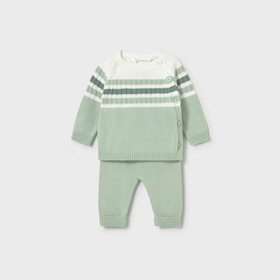 Conjunto Polaina y Jersey Tricot Recién Nacido Alga Mayoral