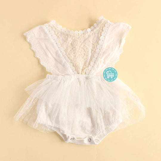 Mameluco Eyelet babysamuu