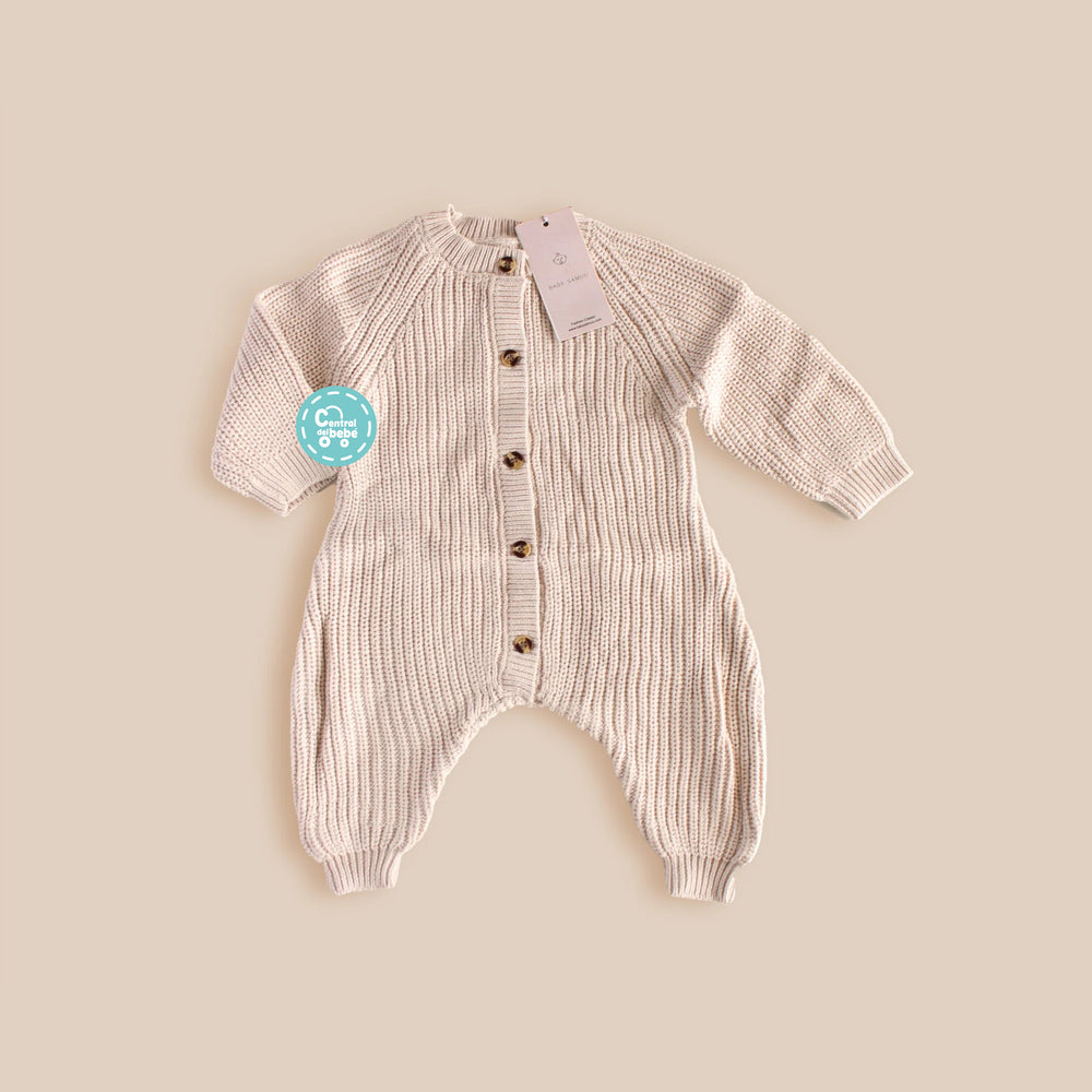 Enterizo Tejido Beige babysamuu