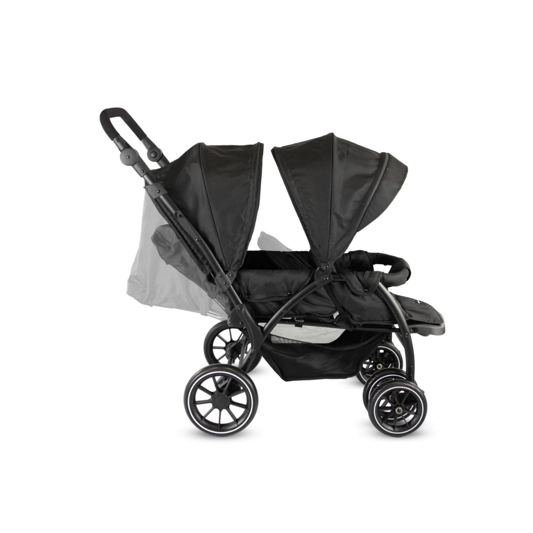 Coche Para Bebé Gemelar Bivo Premium Bebesit Negro