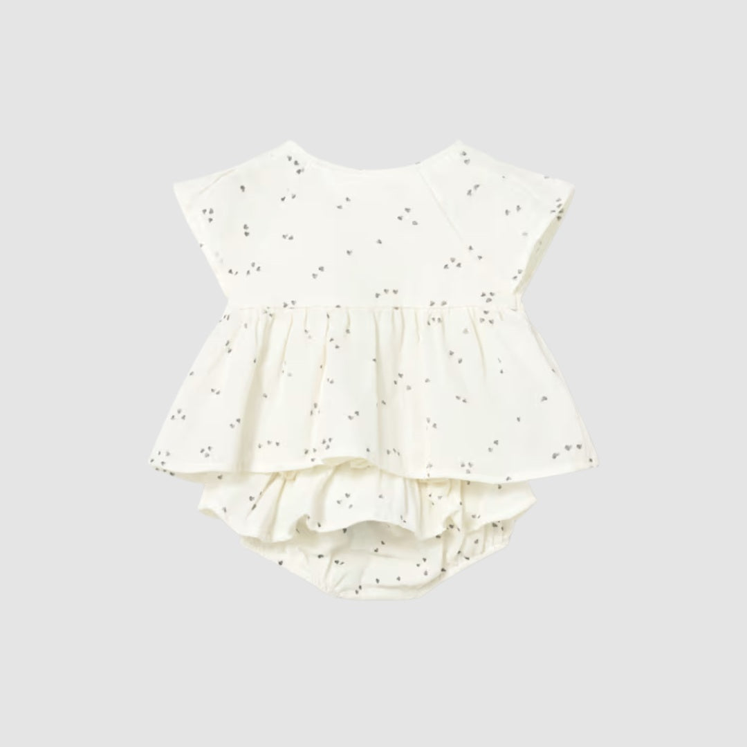Conjunto Cubrepañal Y Blusa Recien Nacida Ceramica Mayoral