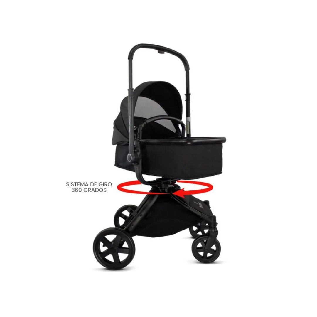 Coche Para Bebé Travel System 360 Premium Bebesit Negro