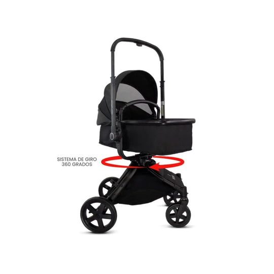 Coche Para Bebé Travel System 360 Premium Bebesit Negro