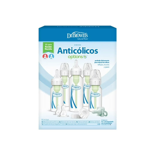 Set de Teteros Options Recién Nacido X5 Stand