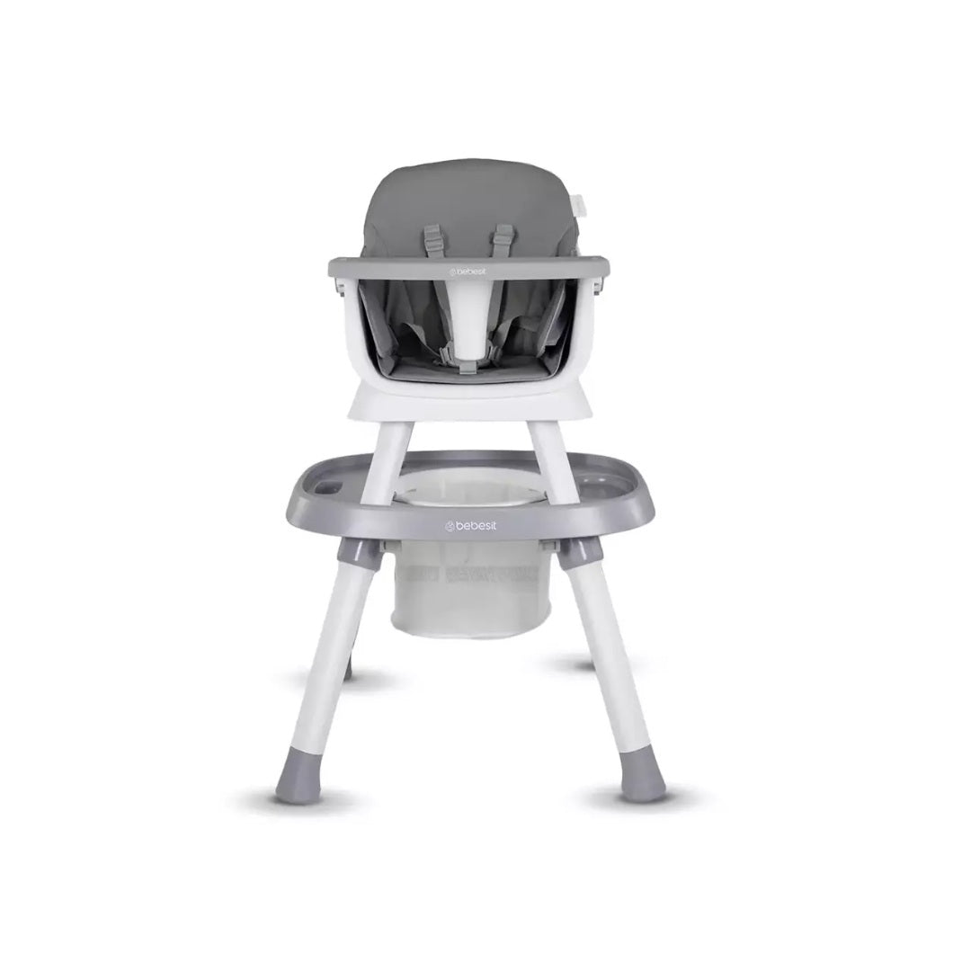 Silla Comedor Bebé Steps Premium 12 En 1 Gris Bebesit