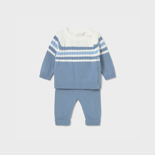 Conjunto Polaina y Jersey Tricot Recién Nacido Atlantis Mayoral