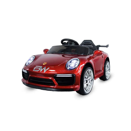 Automóvil Eléctrico 718 Cayman Rojo Metalizado 6V
