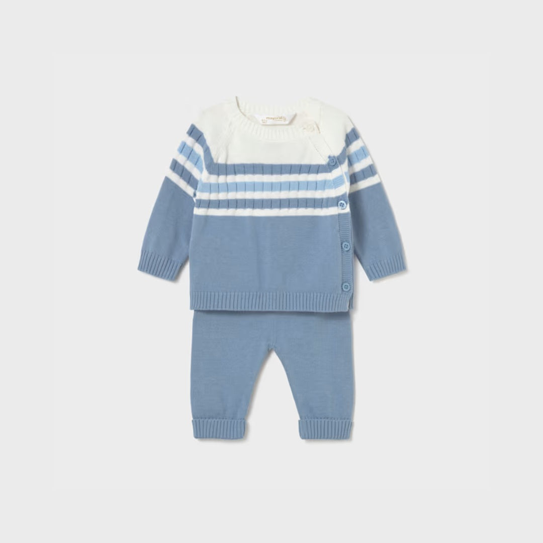 Conjunto Polaina y Jersey Tricot Recién Nacido Atlantis Mayoral