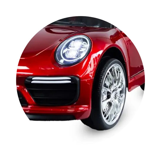 Automóvil Eléctrico 718 Cayman Rojo Metalizado 6V